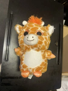 Mollige Giraffe Plüschtier 10 Zoll hellbraune Punkte orange Mähnenschwanz Stofftier Nanco - Bild 1 von 1