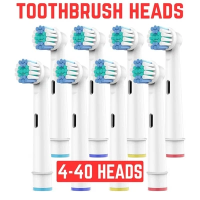 Electric Toothbrush Heads Compatible With Oral B Braun Replacement brush Head - Image 1 of 4