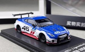 MC 1:64 Escala Azul GTR R35 LBWK RR #46 Deportes Diecast Exhibición Coche Colección - Imagen 1 de 9