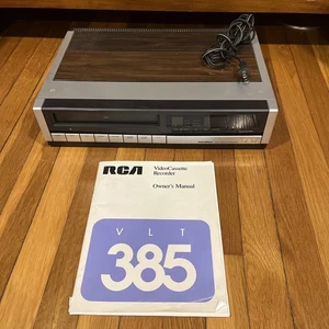 Videoregistratore RCA SelectaVision VLT385 vintage con manuale del proprietario - Foto 1 di 20