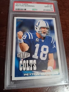 Peyton Manning 2010 Topps PSA 10 #144 - Picture 1 of 4