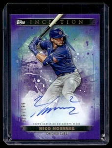 NICO HOERNER 2024 TOPPS INCEPTION PURPLE AUTO 025/199 - Bild 1 von 2