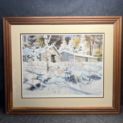 Impresión Charles L. Peterson Fantasmas del Bosque 95/1000 Leñador Arte de tala Foto 1 de 4