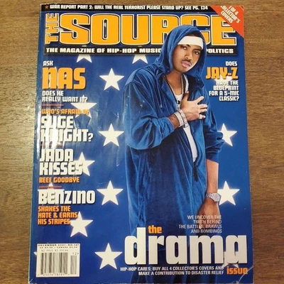 The Source Magazine Dec 2001 Featuring 2Pac, Nas, Jay-Z, Snoop Dogg Used - Image 1 of 4