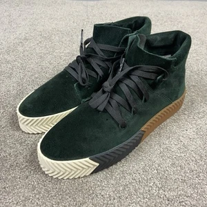 Adidas Original x Alexander Wang AW Skate Mid Dark Green Suede AC6851 Size 9 - Picture 1 of 7