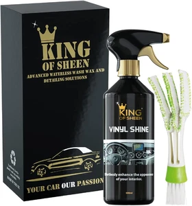 Vinyl Shine Car Dashboard Cleaner and Car Interior Cleaner + Handy Vent Duste... - Picture 1 of 12