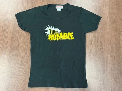 VINTAGE THUD RUMBLE T SHIRT 90S WARFLEX BABY TEE WOMENS M SKRATCH DJ QBERT NOS - Image 1 of 4