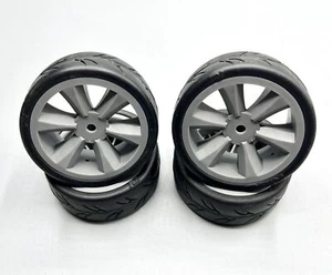 Gravity RC Gürtel USGT Reifen montiert auf grauen Kantenrädern 4er Set GRC123 - Bild 1 von 1