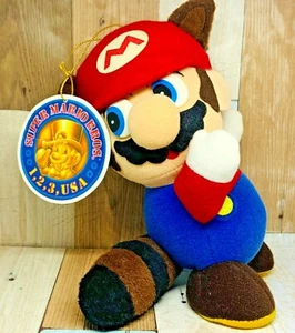 Banpresto 1993 Nintendo Super Mario Collection Plush Toy SU-11 Tail Mario - Picture 1 of 11