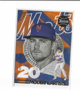 2022 Topps Gallery Modern Artists Pete Alonso #MA-6 Mets