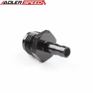 AN10 -10AN 10AN To 3/8" Barb Straight Fitting Adapter Fuel Line Aluminum Black - Picture 1 of 4