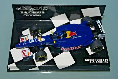 Minichamps F1 1/43 SAUBER FORD RED BULL C14 - J.-C. BOULLION - SIGNED AUTOGRAPH - Image 1 of 3