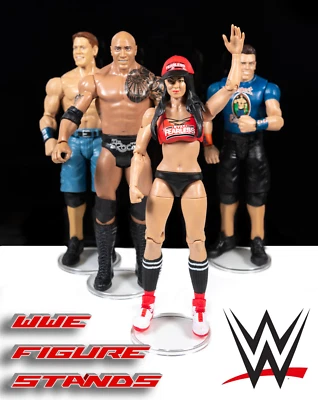 WWE Wrestling Figure Stands Pro DX 10 for WWE Mattel Figures Vintage WWF