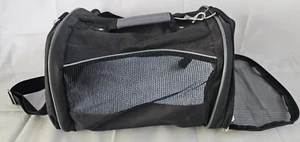 Pet Dog Cat Carrier Portable Travel Breathable Mesh & Fabric Shoulder Strap - Picture 1 of 12