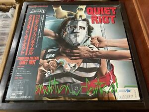 Quiet Riot - Condition Critical LP 33⅓rpm CW/OBI (OOP) (VG/EX) POLP1325CA