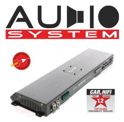 Audio System X-170.4  4 Kanal digitaler Hochleistungs-Verstärker 4x170 Watt RMS - Bild 1 von 4