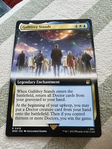 Gallifrey Stands, Extended Art, Universe Beyond, Dr Who, Mtg, NM/M - Picture 1 of 1