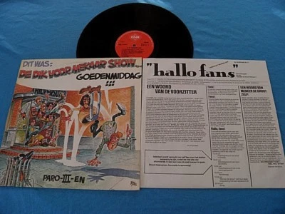 Dit Was De Dik Voormekaar Show Goedenmiddag Paro-III-En RARE Dutch Comedy LP - Image 1 of 4
