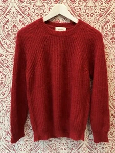 Jersey cuello redondo mezcla mohair rojo Vicolo talla única - Imagen 1 de 8