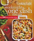 COOKING LIGHT WEEKNIGHT ONE-DISH MEALS By Unknown - Hardcover *Mint Condition*