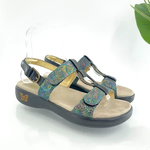 Alegria Women's Julie Sandal Size 36 6 Abalone Rose Comfy Slingback Adjustable - Picture 1 of 16