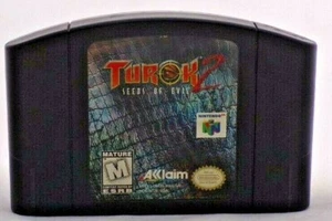 Turok 2 Seeds of Evil (Nintendo 64 1998) Nintendo N64 Authentic Cartage Only - Picture 1 of 3