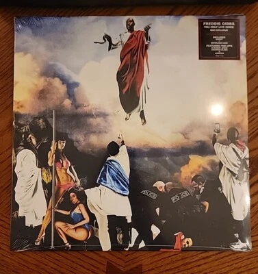 Freddie Gibbs You Only Live 2wice Red in Clear Colored Vinyl LP x/500 HHV Ltd - Image 1 of 3