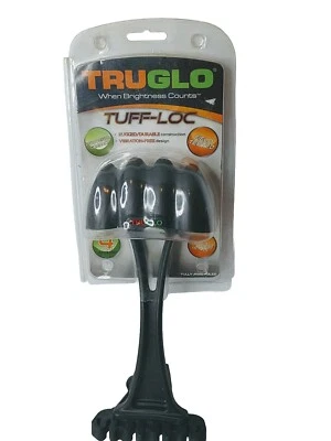 New TruGlo Tuff-Loc 4 Bow & Arrow Quiver Black Model# TG344B - Image 1 of 4