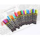 24Pcs Acrylic Outline Paint Pens Markers Glitter Drawing Pens for Gift Card