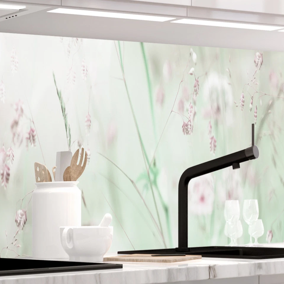 Küchenrückwand WILDBLUMENWIESE 1.8mm, versteift, alle Untergründe, Hartschicht - Bild 1 von 4