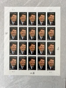 US: President Ronald Reagan Full Pane of 20 Stamps - Reissue 2006 MNH - Sealed. - Picture 1 of 2
