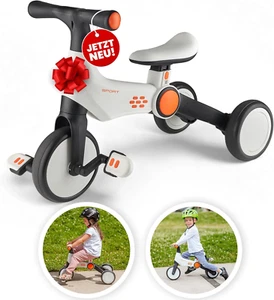 Laufrad Dreirad Kinder Ab 1 Jahr 3in1 Baby Fahrrad Roller Lauflernrad Flexibel - Bild 1 von 12