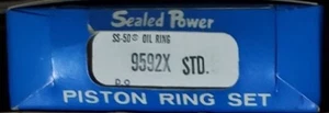 Sealed Power Piston Rings Std Size for 1971-77 Chevrolet 122 140 - Picture 1 of 1