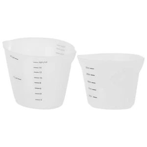 2pcs Silicone Heel Cups Silicone Cupping Baking Tool Graduated Cups - Picture 1 of 12