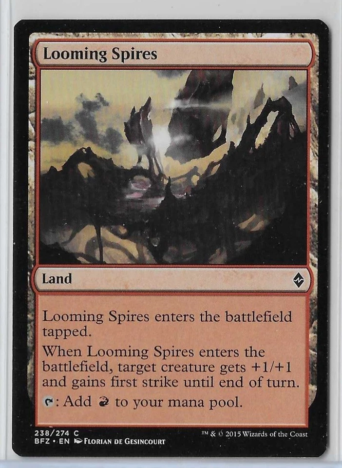MTG Looming Spires Battle for Zendikar (BFZ) Common Magic Card #238/274 Unplayed - Image 1 of 1