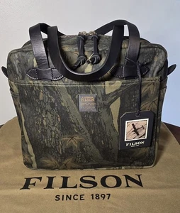 Filson Rugged Twill Tote Bag With Zipper Faded Maple Bark Camo NWT - Picture 1 of 17