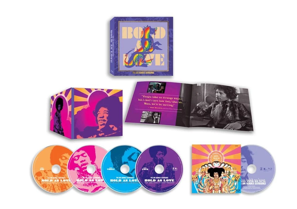 THE JIMI HENDRIX EXPERIENCE BOLD AS LOVE [4CD/BLU-RAY AUDIO BOX] NEW CD & BLU-RA - Image 1 of 1
