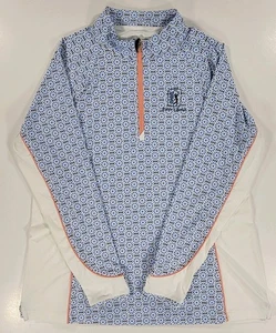 Peter Millar Lightweight Sun Shirt Pullover Womens Large TPC River's Bend Golf - Picture 1 of 11