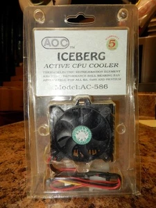 Neuer AOC Iceberg aktiver CPU-Kühler Lüfter Modell AC-586 - Bild 1 von 5