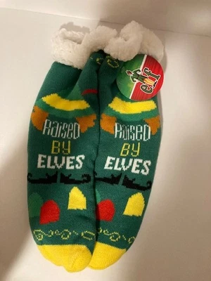 Calcetines forrados Elf Sherpa - Buddy criado por elfos talla única para la mayoría de las navidades nuevos Foto 1 de 4
