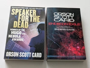 Lot x 2 Orson Scott Card Ender in Exile , Speaker for the Dead paperbacks - Bild 1 von 5