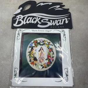 Black Swan Designs Rain Forest Angel Counted Cross Stitch Pattern Chart New - Picture 1 of 3