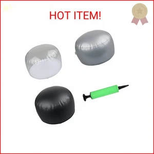 KUROFLY 3 pack clear Inflatable tabletop display stand hat rack portable hat hol - Picture 1 of 2