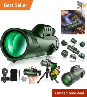 40X60 Monocular Telescope High Power Night Vision Bird Watching Traveling - Image 1 of 4