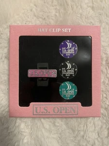 2015 US Open at Chambers Bay Ladies Hat Clip Set with Ball Markers - 4 piece NEW - Picture 1 of 3