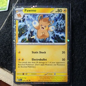 Pawmo 075/193 Pokemon TCG Paldea Evolved Cosmos Holo Promo #PAWMO English - Picture 1 of 2
