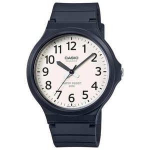 Orologio Uomo CASIO MW-240-7BVDF Silicone Nero Bianco Vintage Sub 50mt - Foto 1 di 1