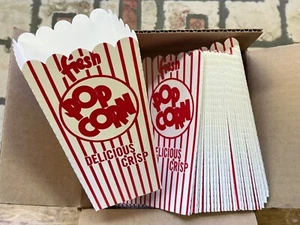 New! Paragon International Popcorn Scoop Boxes 6"x3.5"x3.5" ~ 100 Pieces - Picture 1 of 5