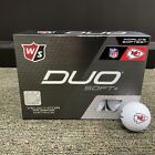 Wilson Staff Duo Soft + NFL Logo Golf Balls Kansas City Chiefs 12 Count Box NEW