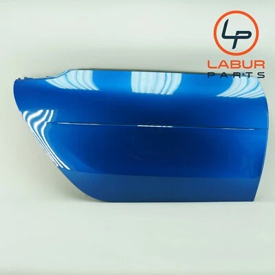 C453 16-19 Smart Fortwo Front Right Passenger Side Door Shell Skin Blue DS328 - Image 1 of 4
